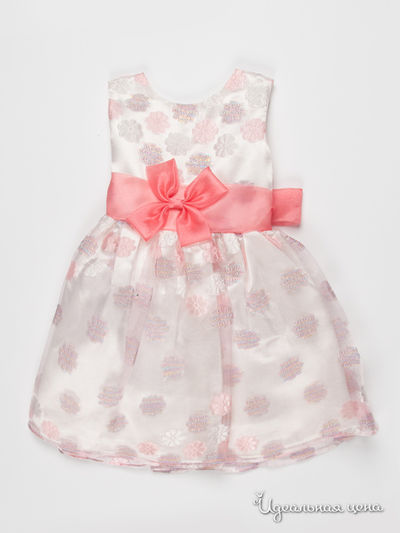 Платье Diamond Lady, цвет цвет белый / коралловый