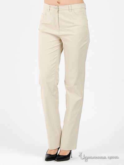 Брюки toni dress, цвет цвет бежевый