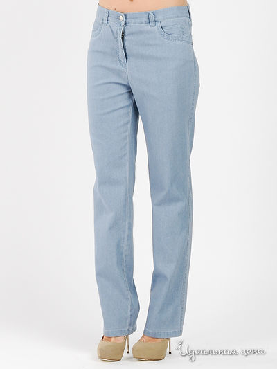 Брюки toni dress, цвет цвет голубой