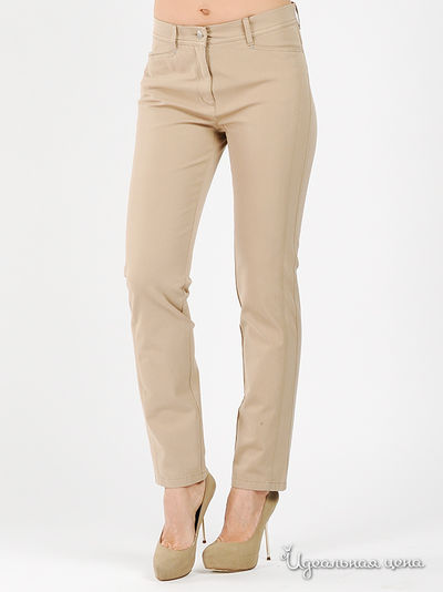 Брюки toni dress, цвет цвет бежевый