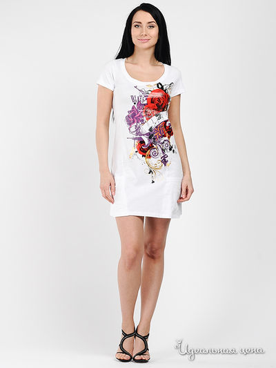 Платье Rocawear, цвет цвет белый