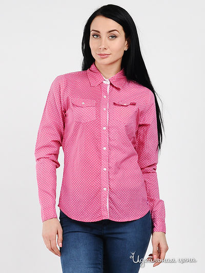 Рубашка Fracomina, цвет цвет розовый / белый
