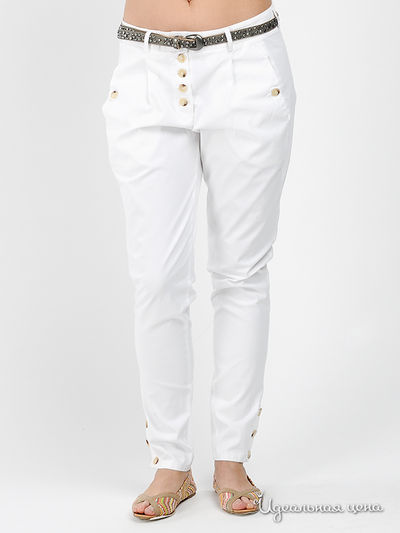 Брюки Cristina Gavioli, цвет цвет белый