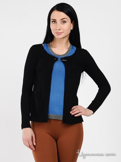 Кардиган Silvian Heach, цвет цвет черный / голубой