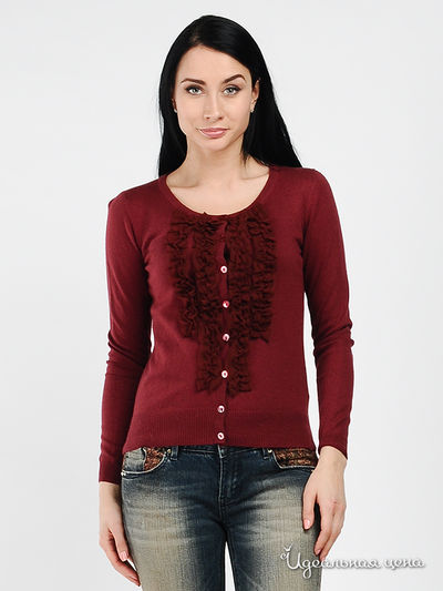 Кардиган Silvian Heach, цвет цвет гранатовый