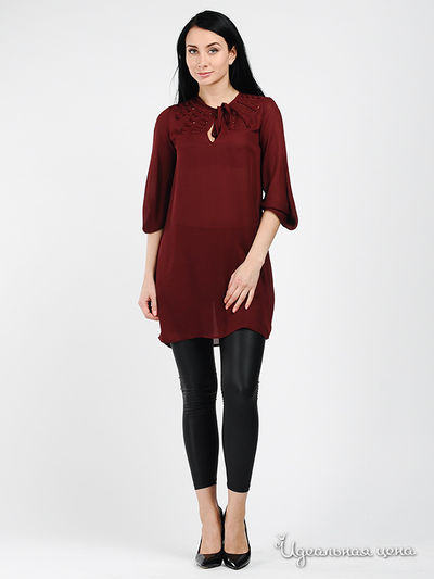 Туника Silvian Heach, цвет цвет гранатовый