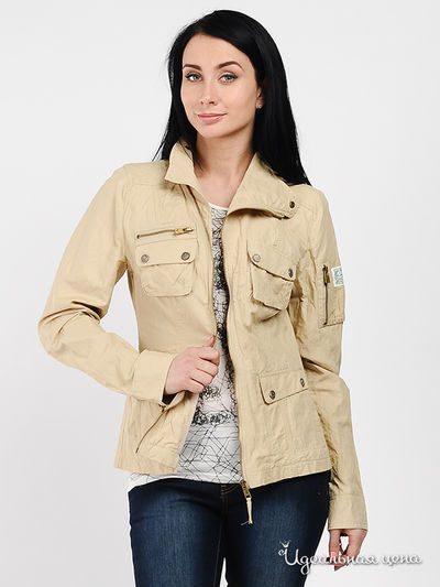 Куртка Fracomina, цвет цвет бежевый