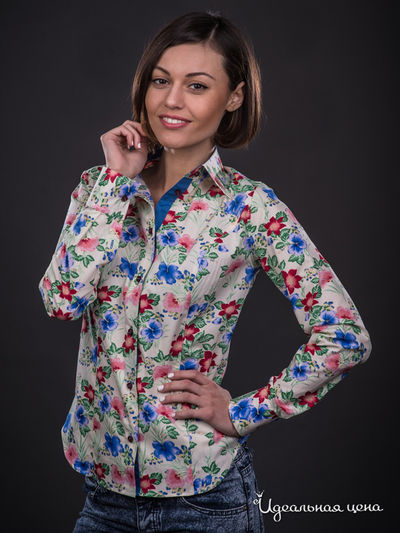 Рубашка Jess France, цвет цвет мультиколор