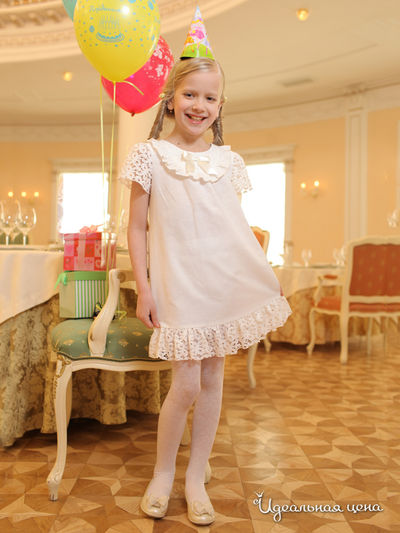 Платье Мадама, цвет цвет кремовый