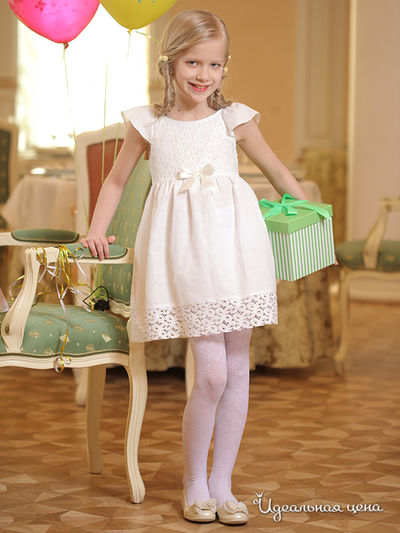 Платье Мадама, цвет цвет кремовый