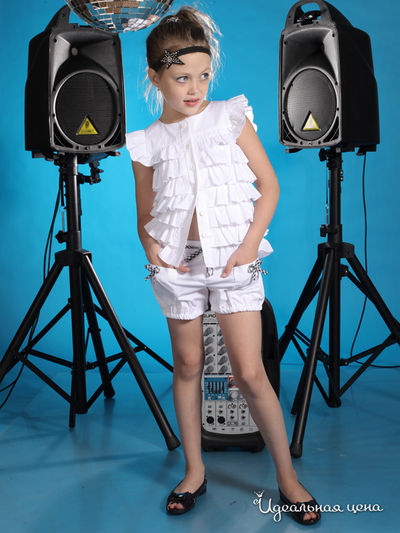 Шорты Мадама, цвет цвет белый