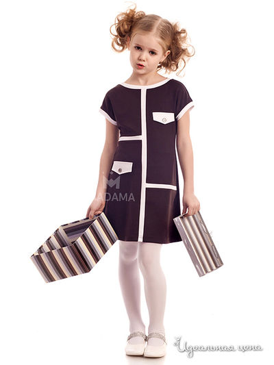 Платье Мадама, цвет цвет коричневый