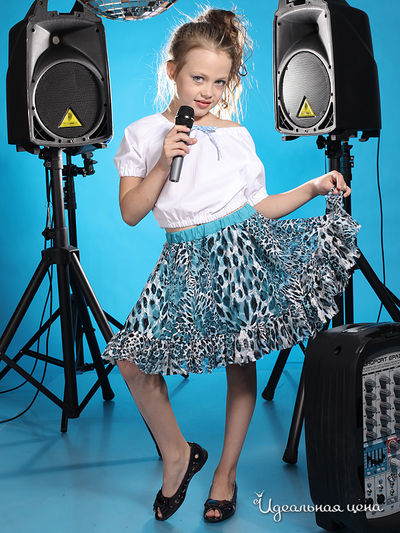 Юбка Мадама, цвет цвет бирюзовый