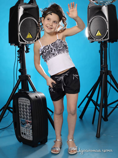 Блуза Мадама, цвет цвет белый / черный