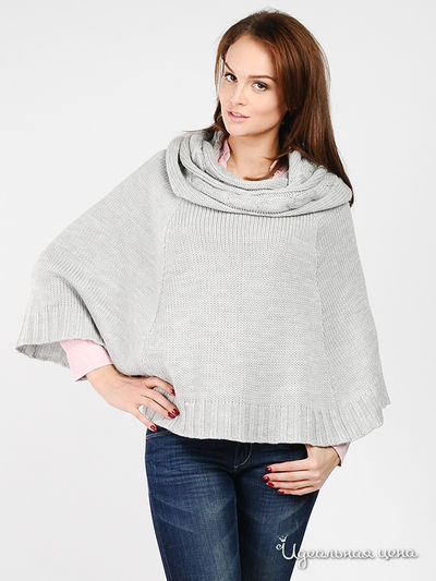 Пончо Top Secret, цвет цвет светло-серый