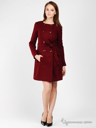 Пальто Top Secret, цвет цвет красный