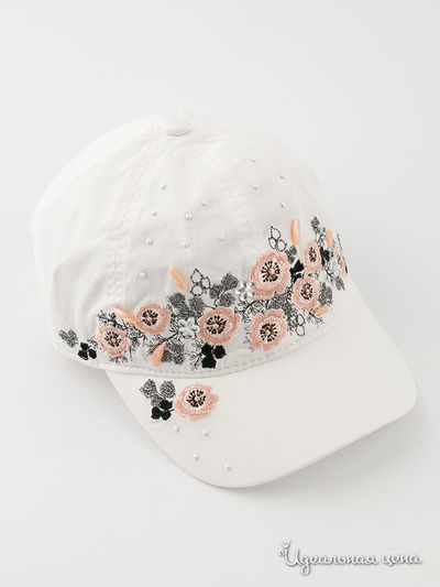 Бейсболка Maxval, цвет цвет белый