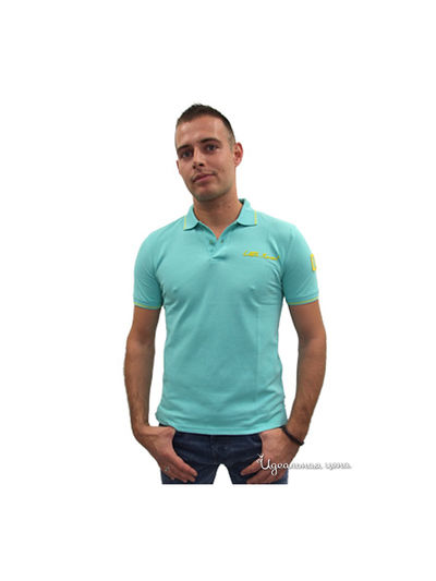 Футболка Little Marcel, цвет цвет бирюзовый