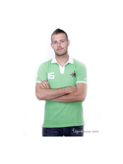 Футболка Little Marcel, цвет цвет зеленый