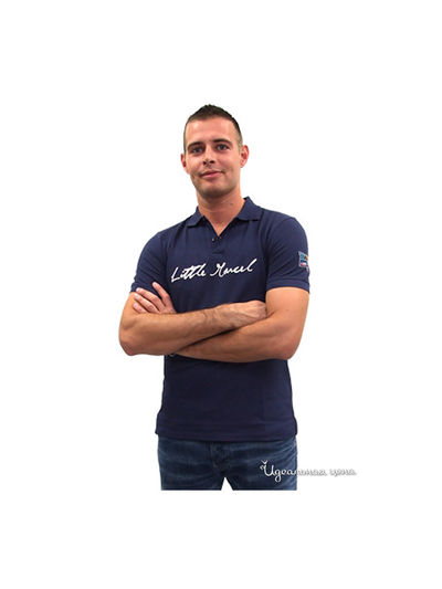 Футболка Little Marcel, цвет цвет темно-синий