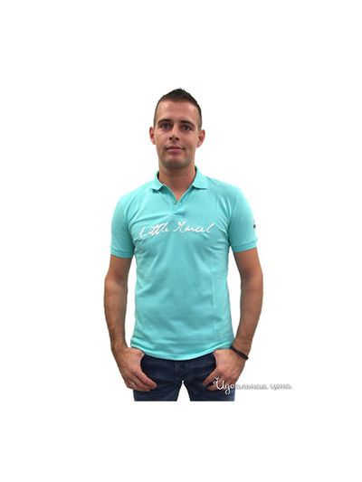 Футболка Little Marcel, цвет цвет бирюзовый