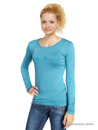 Лонгслив Little Marcel, цвет цвет темно-голубой