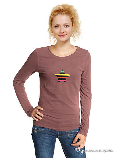 Лонгслив Little Marcel, цвет цвет шоколадный