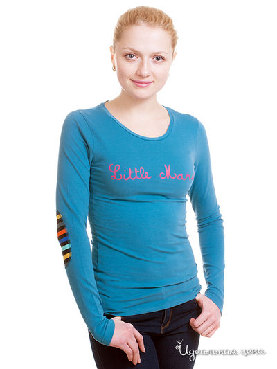 Лонгслив Little Marcel, цвет цвет темно-голубой