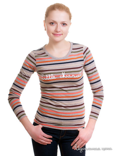 Лонгслив Little Marcel, цвет принт полоски