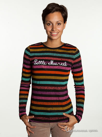 Лонгслив Little Marcel, цвет принт полоска