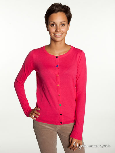 Кардиган Little Marcel, цвет цвет ярко-розовый