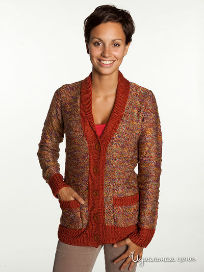 Кардиган Little Marcel, цвет цвет кирпичный