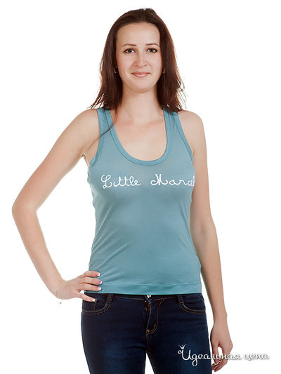 Топ Little Marcel, цвет цвет серо-бирюзовый