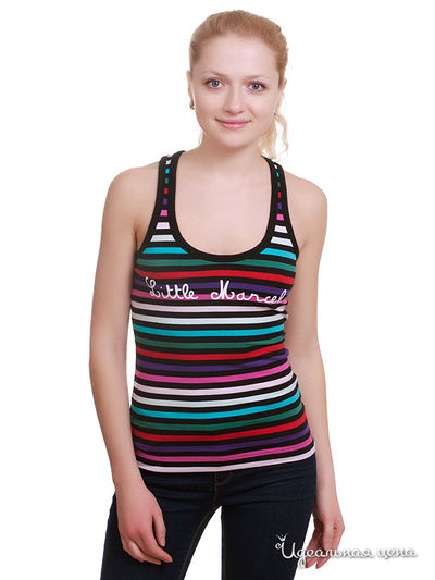 Майка Little Marcel, цвет принт полоска
