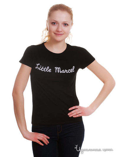 Футболка Little Marcel, цвет цвет черный