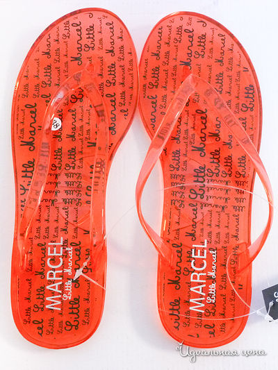 Вьетнамки Little Marcel, цвет цвет красный