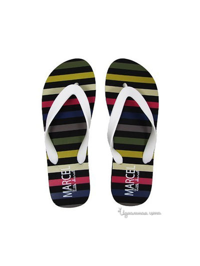 Вьетнамки Little Marcel, цвет принт полоска