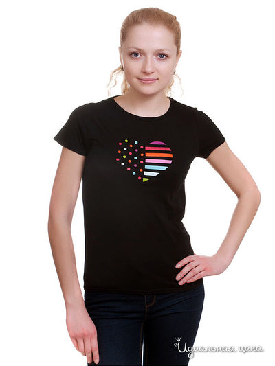 Футболка Little Marcel, цвет цвет черный