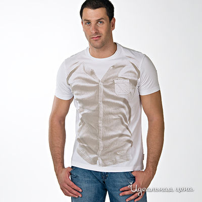Футболка Calvin Klein Jeans, цвет цвет белый
