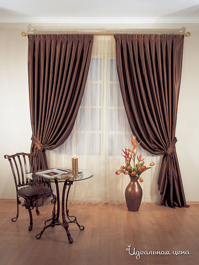 Шторы Togas, цвет цвет коричневый