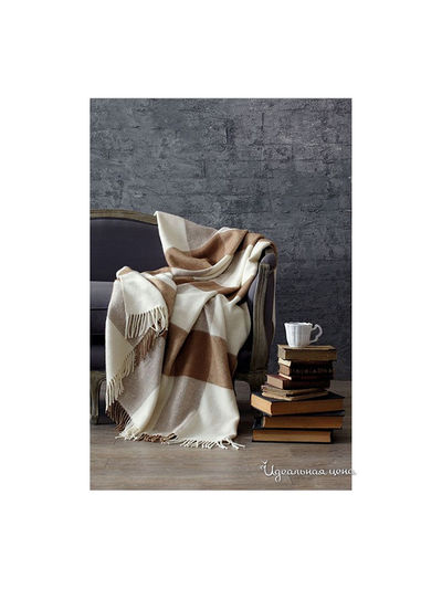 Плед Togas, цвет цвет бежевый/коричневый