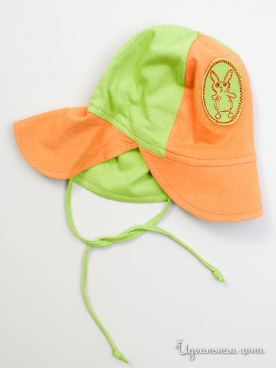 Панама Lucky Time, цвет цвет терракотовый / салатовый