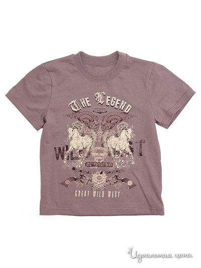 Футболка Lucky Time, цвет цвет коричневый