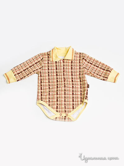 Полукомбинезон Lucky Time, цвет принт клетка