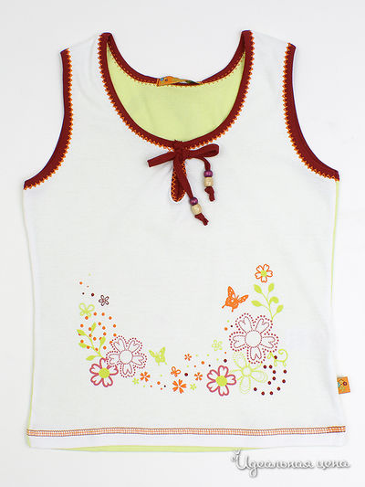 Джемпер Lucky Time, цвет цвет белый / салатовый