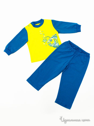 Пижама Lucky Time, цвет цвет желтый / бирюзовый
