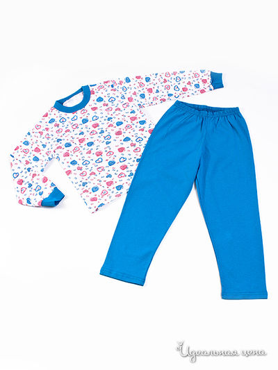 Пижама Lucky Time, цвет цвет васильковый