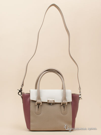 Сумка Leo Ventoni, цвет цвет бежевый / лиловый