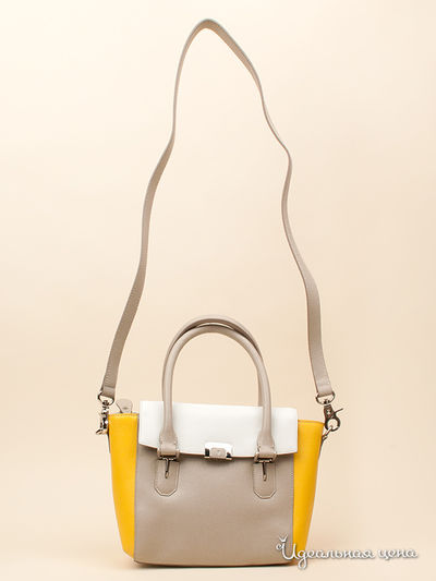 Сумка Leo Ventoni, цвет цвет серый / желтый