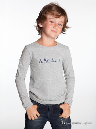 Лонгслив Le Petit Marcel, цвет цвет серый меланж